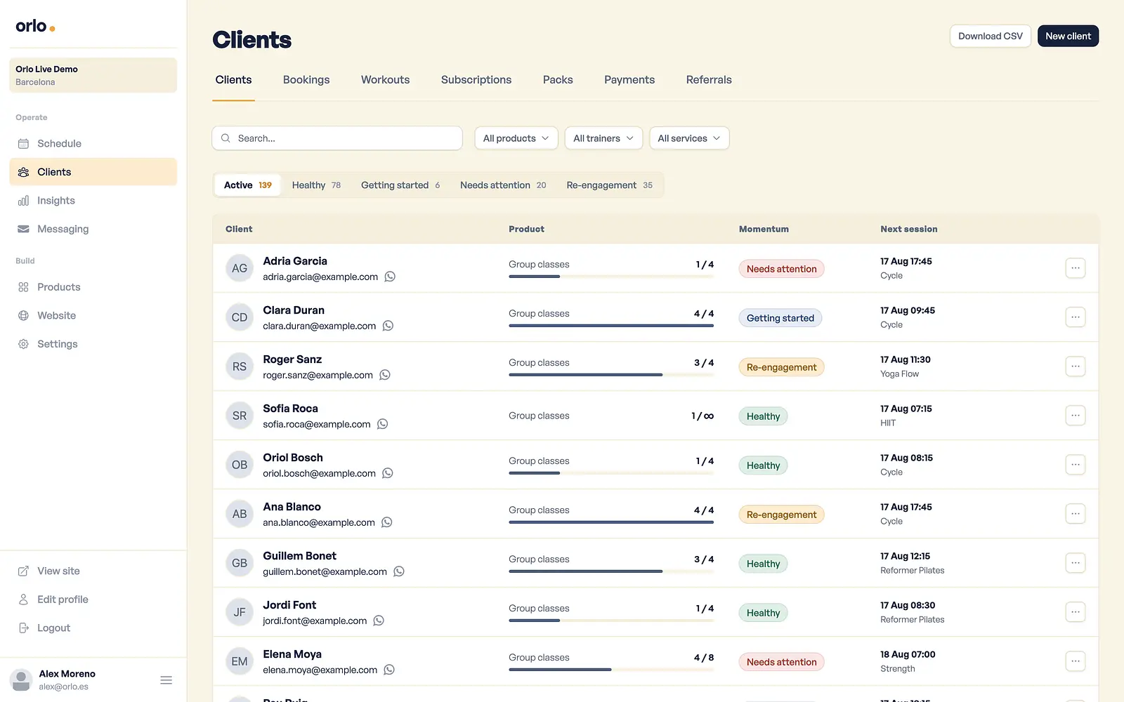 Bookings without back-and-forth