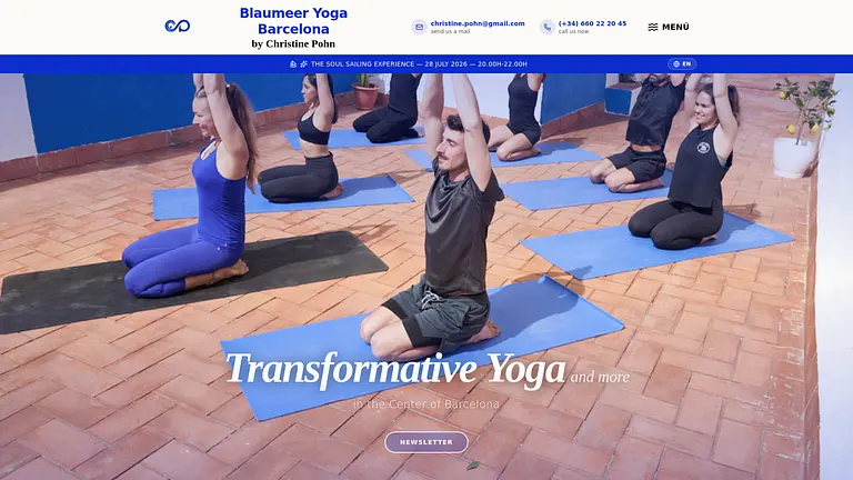 YOGA STUDIO BLAUMEER by Christine Pohn, from their own website