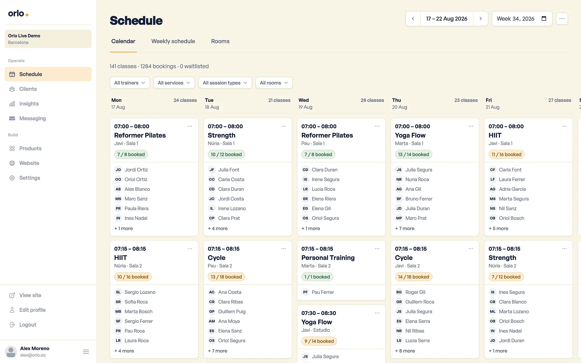 One booking, and everything else falls into place