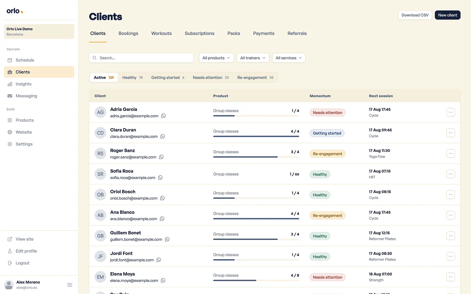 Bookings without back-and-forth