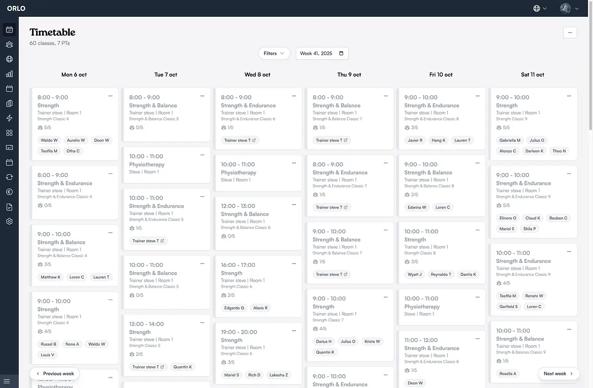 Your gym runs smoothly.